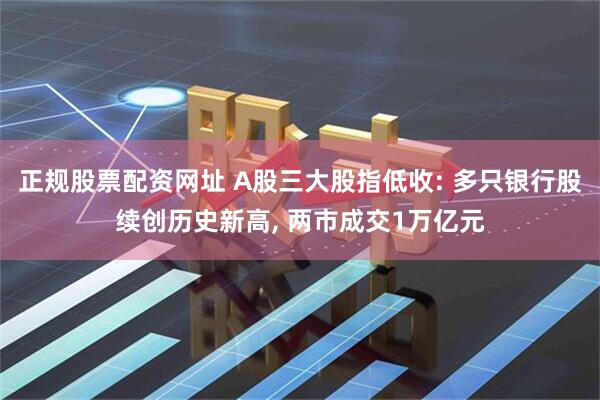 正规股票配资网址 A股三大股指低收: 多只银行股续创历史新高, 两市成交1万亿元
