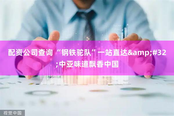配资公司查询 “钢铁驼队”一站直达&#32;中亚味道飘香中国